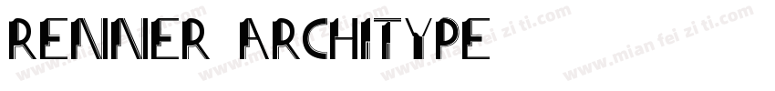 Renner ArchiType字体转换
